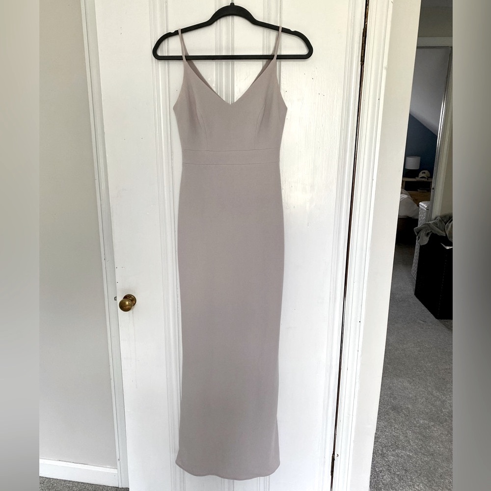 Taupe/Neutral Bridesmaid Dress